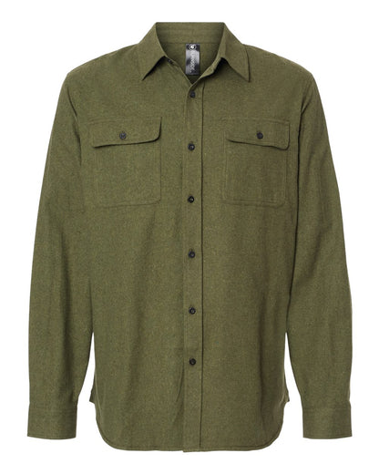 Men's Solid Flannel Shirt - 8200