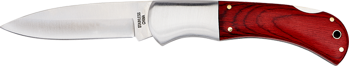 Rustic Wood Handle Knife