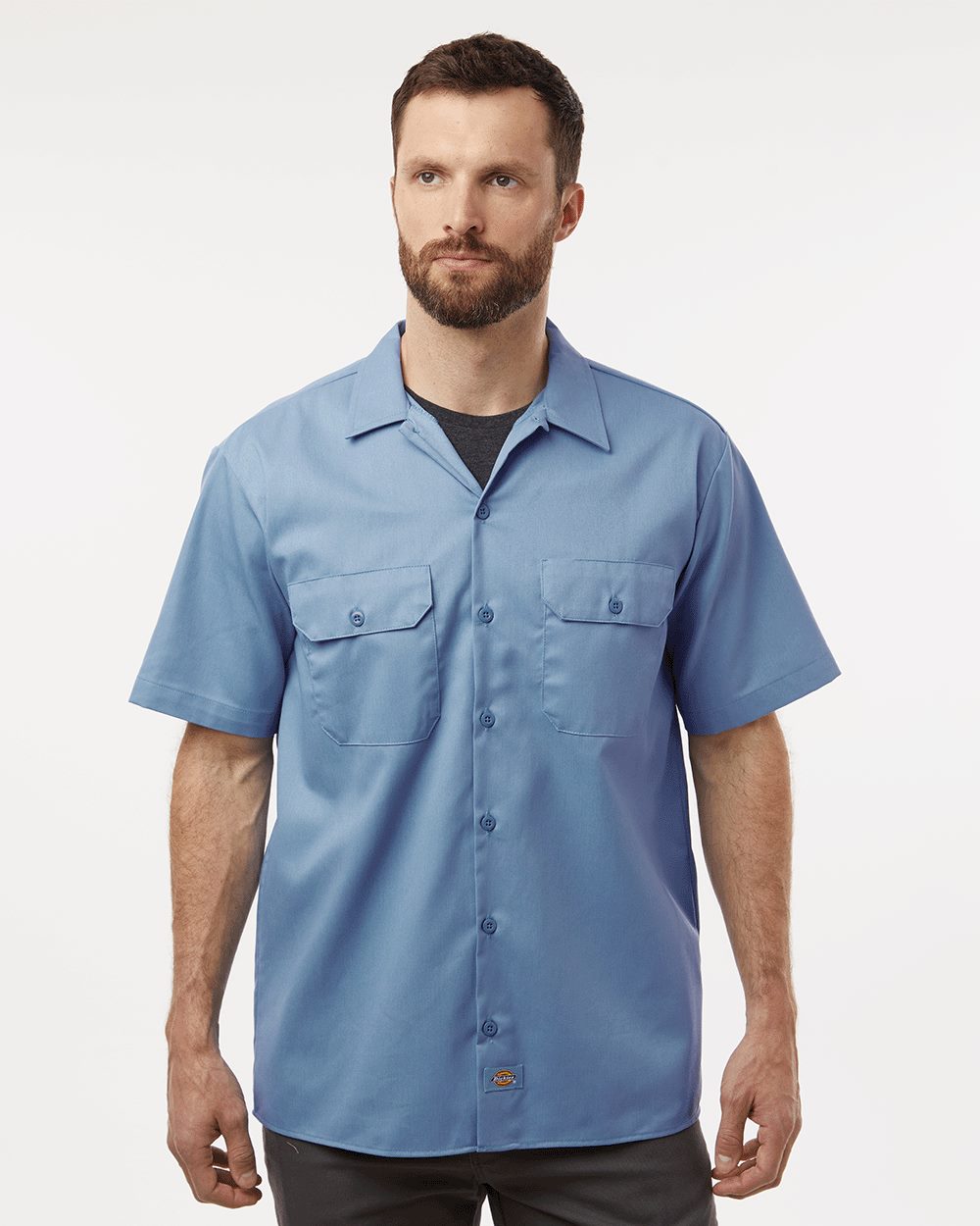 Men's Tall Short Sleeve Work Shirt - 2574T