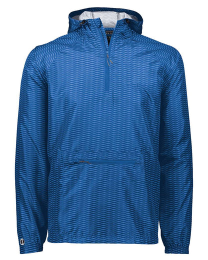 Men's Range Hooded Packable Quarter-Zip Jacket - 229554