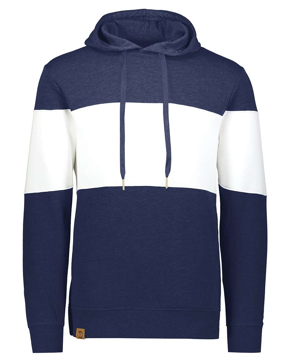 Men's All-American Fleece Colorblocked Hooded Sweatshirt - 229563
