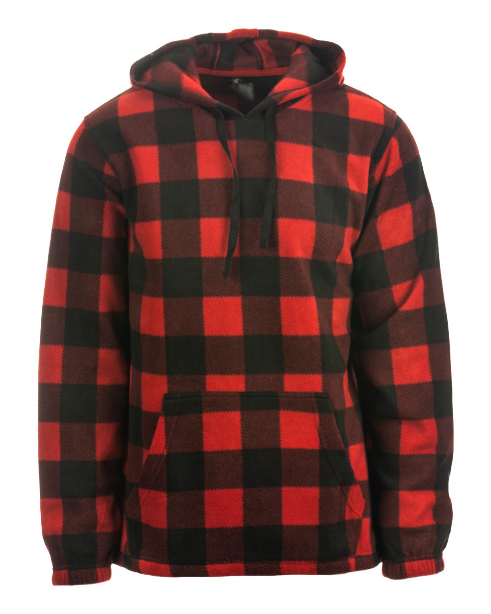 Men's Polar Fleece Hooded Pullover - 3500