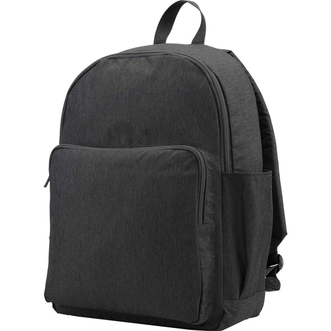Front View of Gray Baye Recycled 15" Laptop Backpack