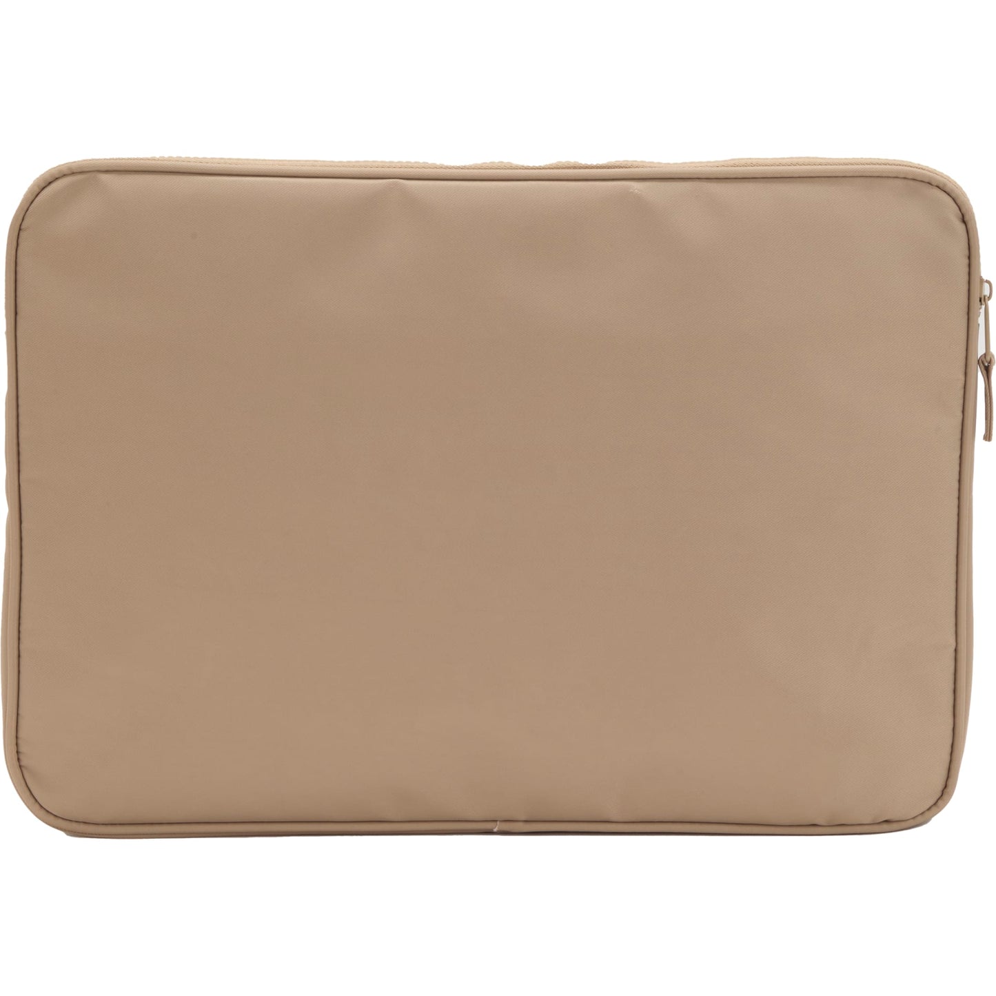 Rear View of Tan Daybreak Recycled 15" Laptop Sleeve