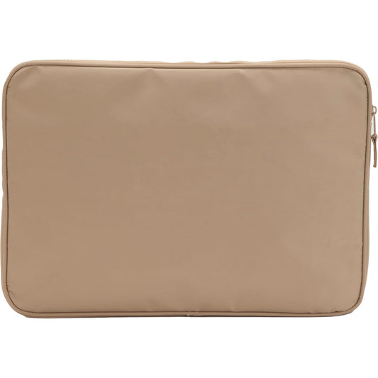 Rear View of Tan Daybreak Recycled 15" Laptop Sleeve