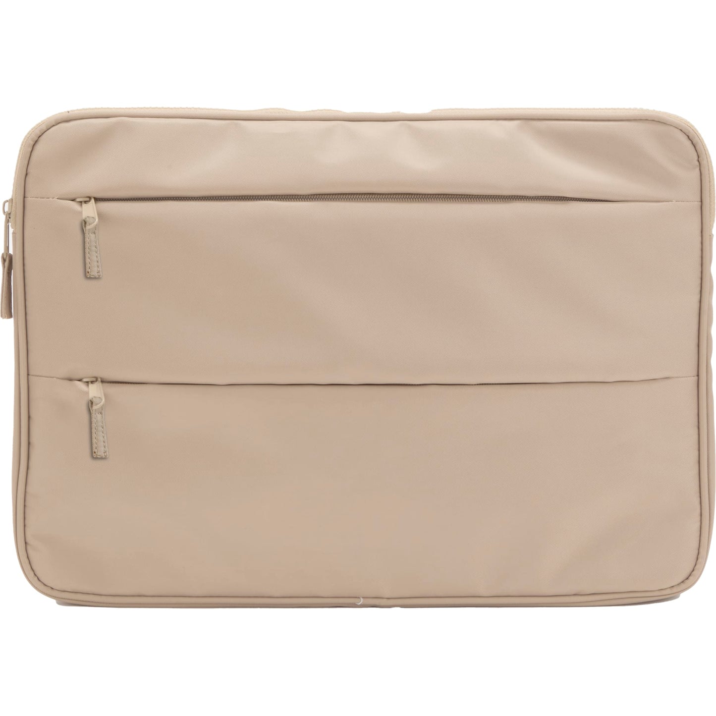 Front View of Tan Daybreak Recycled 15" Laptop Sleeve