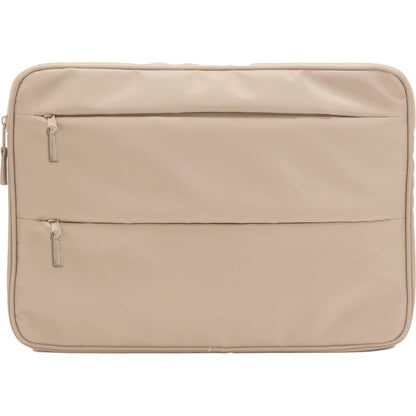 Front View of Tan Daybreak Recycled 15" Laptop Sleeve