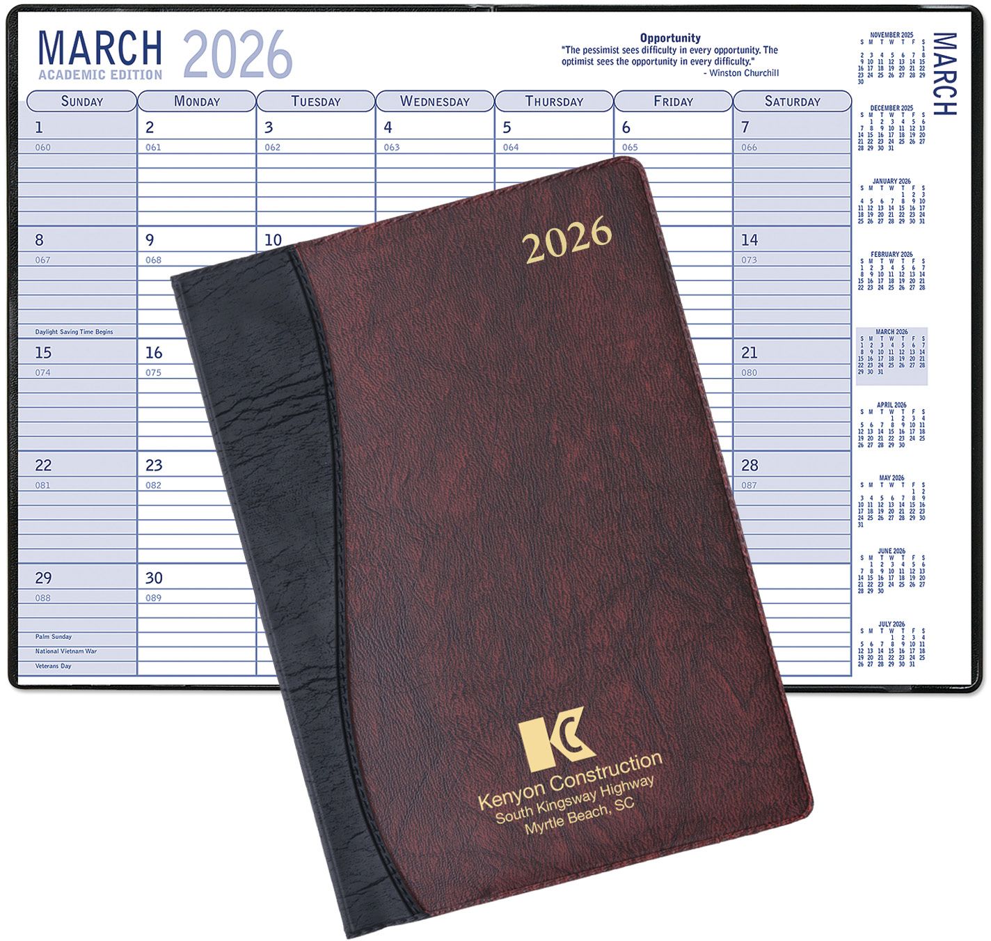 AMHERST 7X10 ACADEMIC MONTHLY