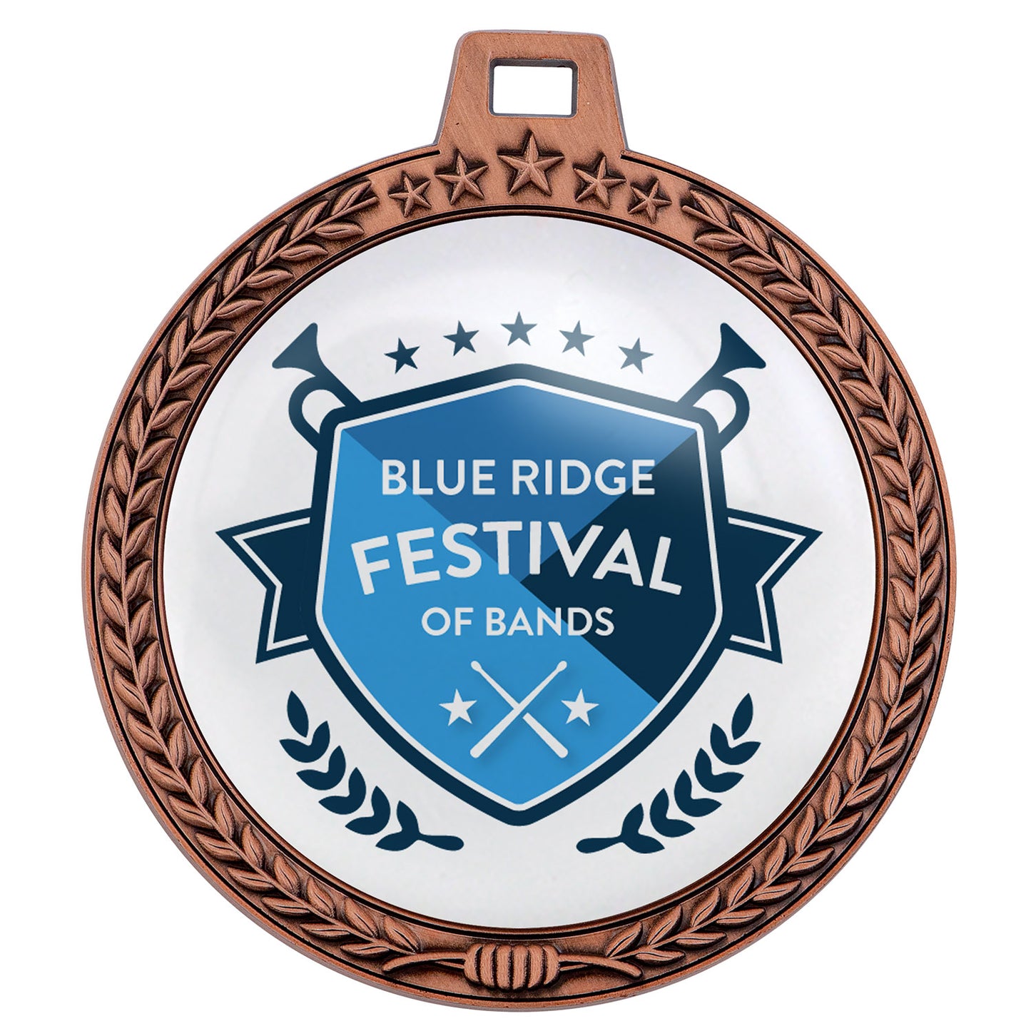 3" Speed Medal – 3D Wreath & Star