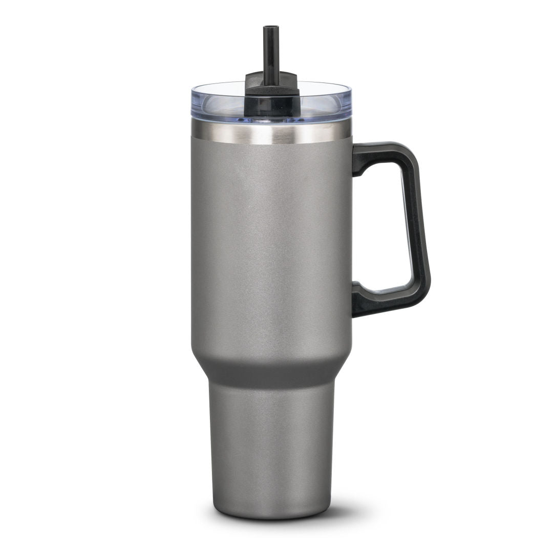 Compeer Handle Travel Mug w/Straw - 40oz
