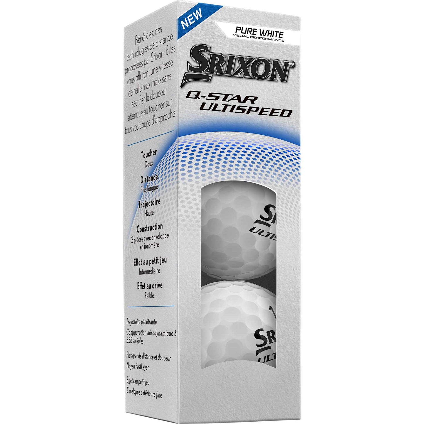 Srixon Q-STAR ULTISPEED Golf Balls - 3 Pack