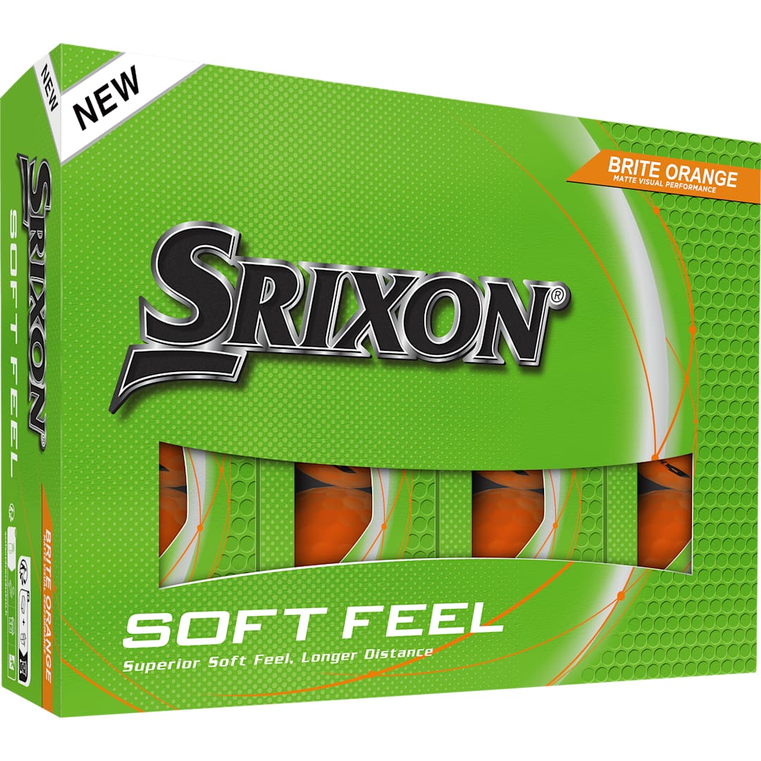 Srixon Soft Feel BRITE Golf Balls - 12 Pack
