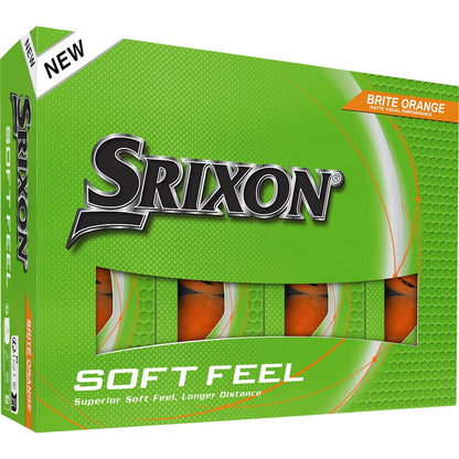 Srixon Soft Feel BRITE Golf Balls - 12 Pack