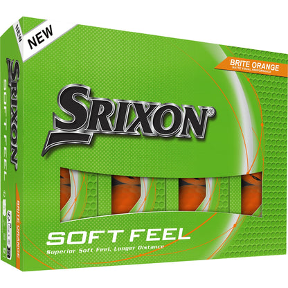 Srixon Soft Feel BRITE Golf Balls - 12 Pack
