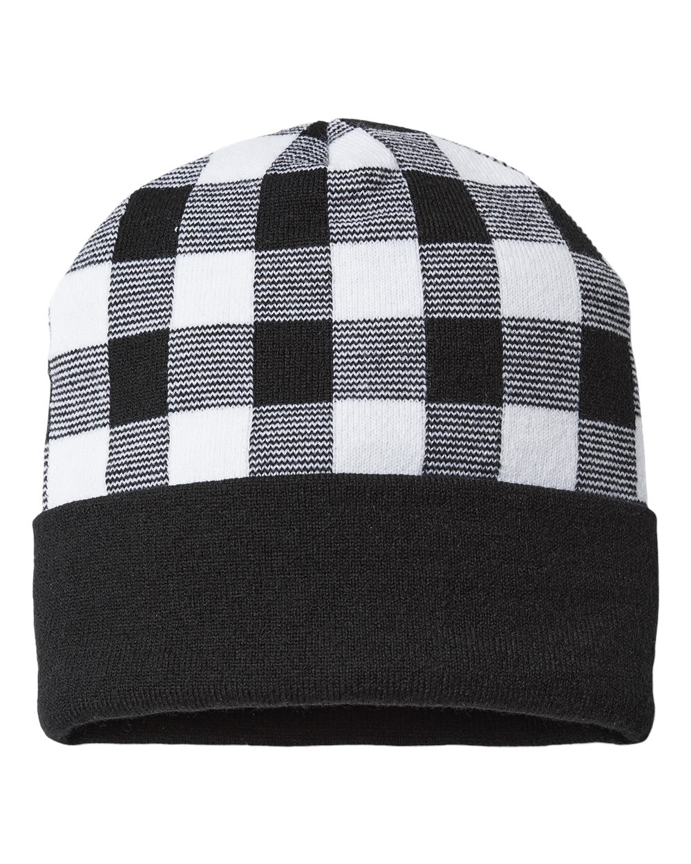 USA-Made Plaid Beanie - RKP12