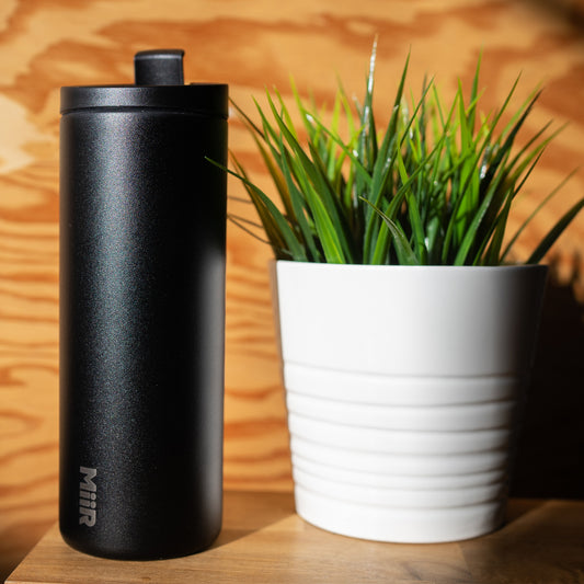 Black Powder MiiR® Vacuum Insulated Travel Tumbler - 16 Oz.