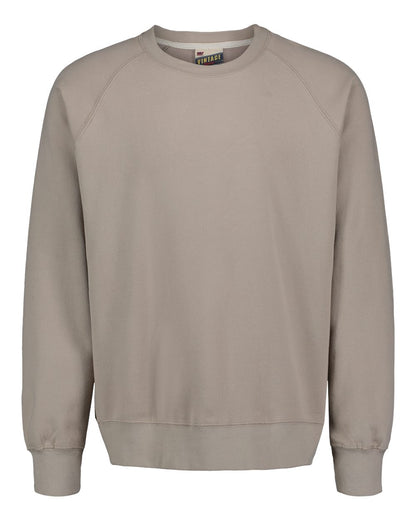 Men's Vintage Fleece Raglan Crewneck Sweatshirt - 17116