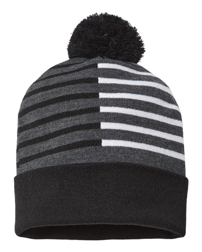 USA-Made Half Color Beanie - RKH12