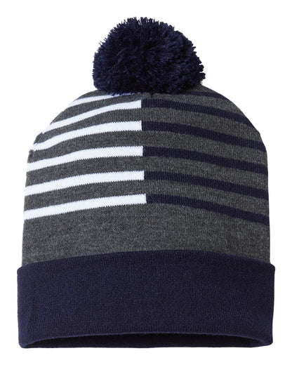 USA-Made Half Color Beanie - RKH12