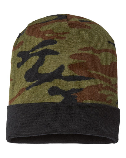 USA-Made Camo Cuffed Beanie - RKC12