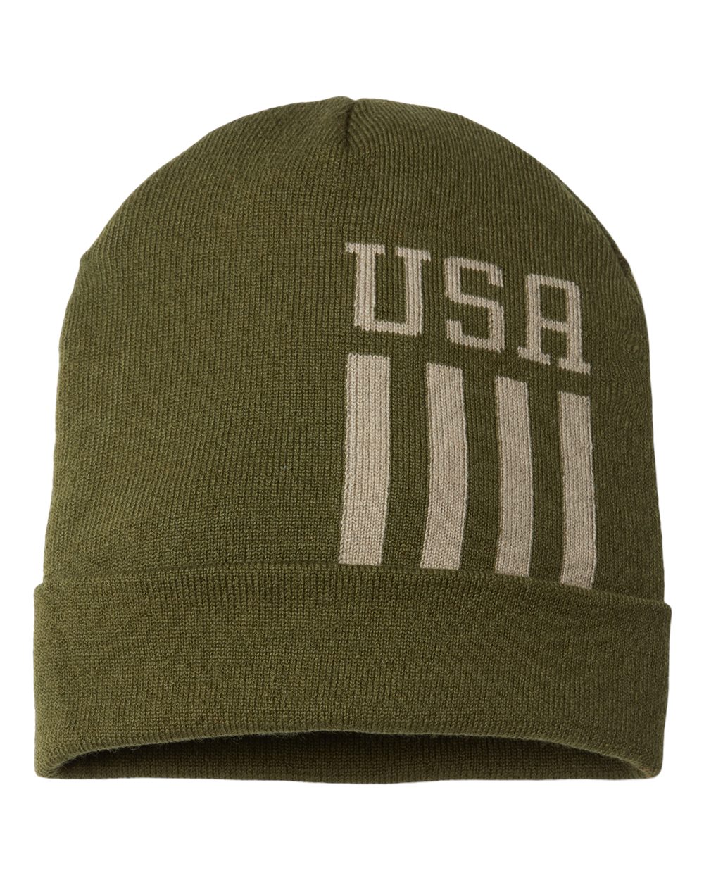 USA-Made Patriotic Cuffed Beanie - RK12