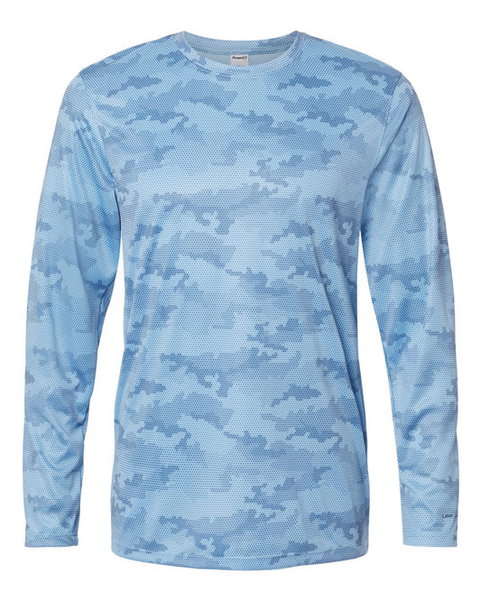 Unisex Pompano Performance Camo Long Sleeve T-Shirt - 217