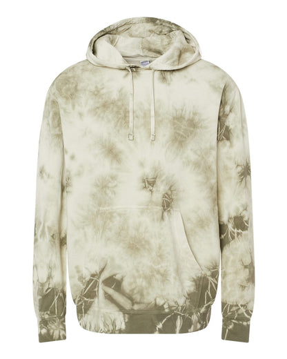 Unisex Midweight Tie-Dyed Hooded Sweatshirt - PRM4500TD