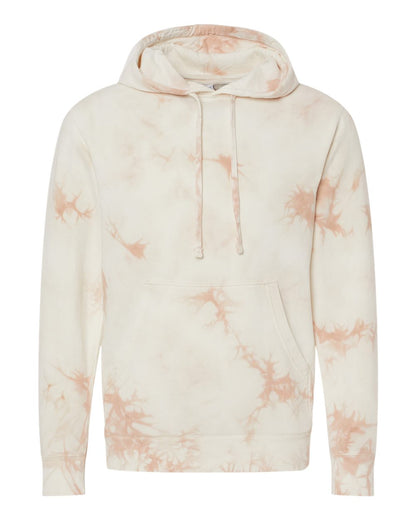 Unisex Midweight Tie-Dyed Hooded Sweatshirt - PRM4500TD