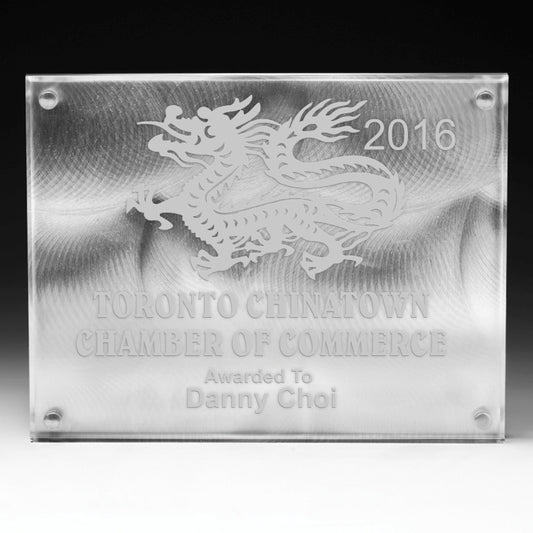 Alumo-Tech II Plaque ( 7" x 9" x 1") - Screen Print