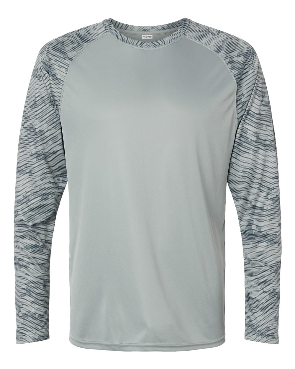 Unisex Cayman Performance Camo Colorblocked Long Sleeve T-Shirt - 216