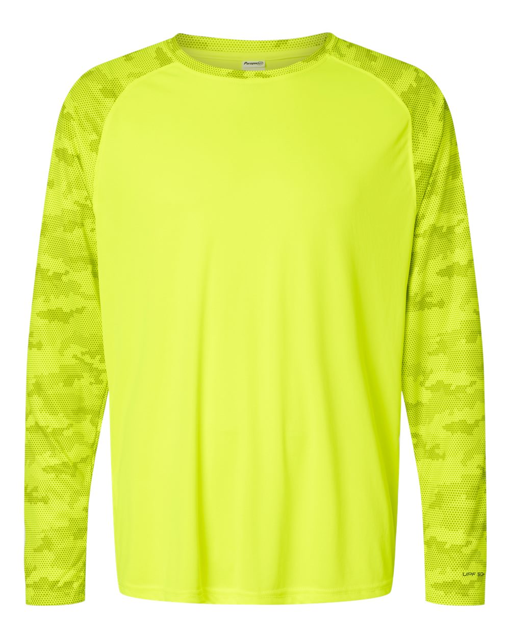 Unisex Cayman Performance Camo Colorblocked Long Sleeve T-Shirt - 216