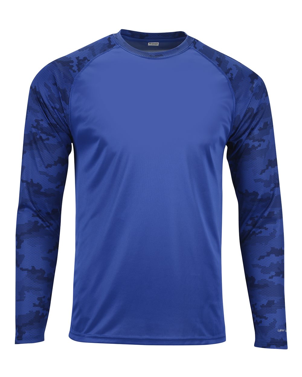 Unisex Cayman Performance Camo Colorblocked Long Sleeve T-Shirt - 216