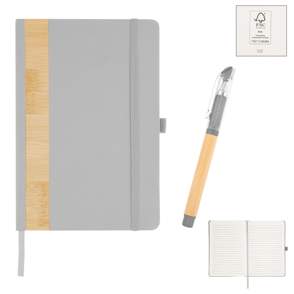 Verse Bamboo Journal With Pen