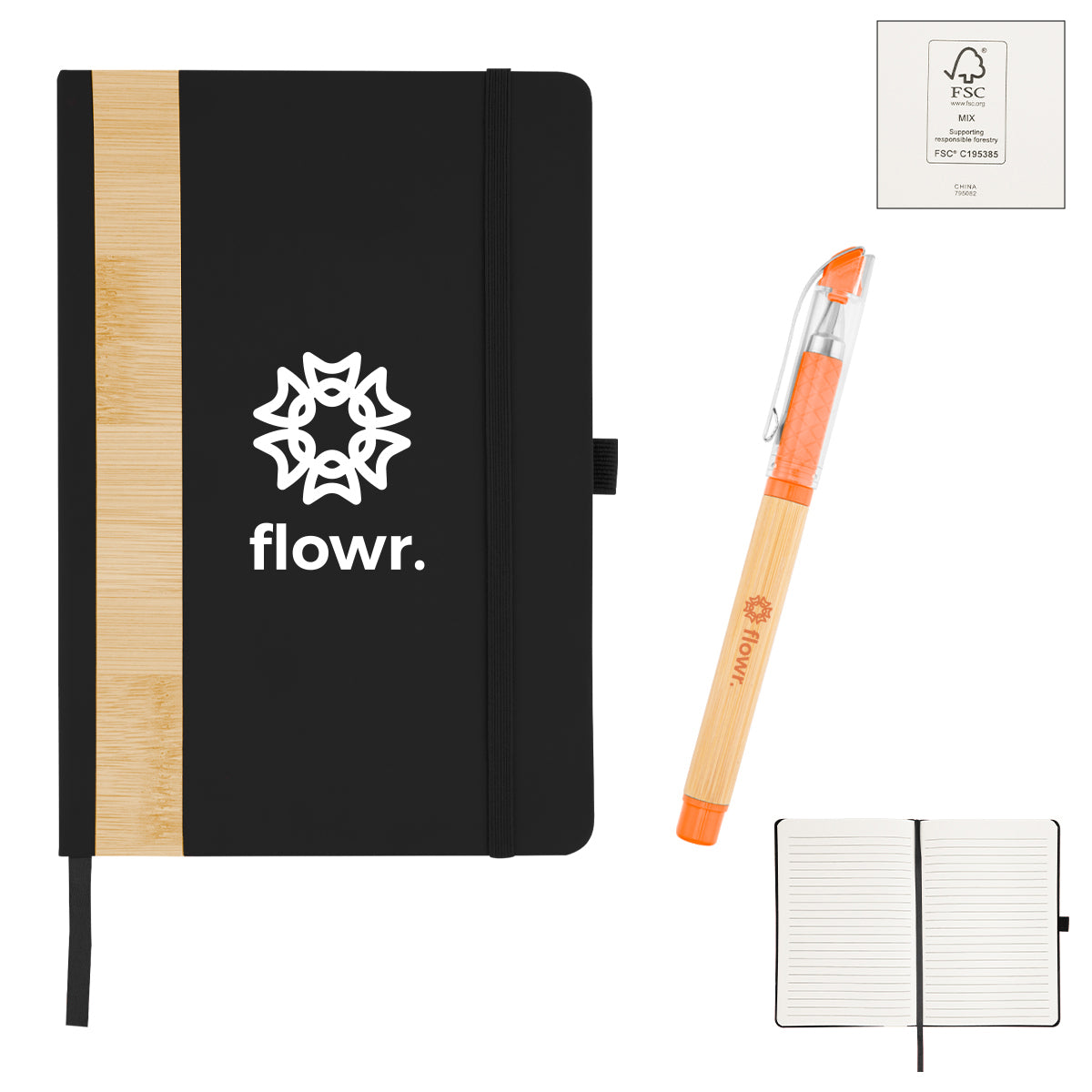 Verse Bamboo Journal With Pen