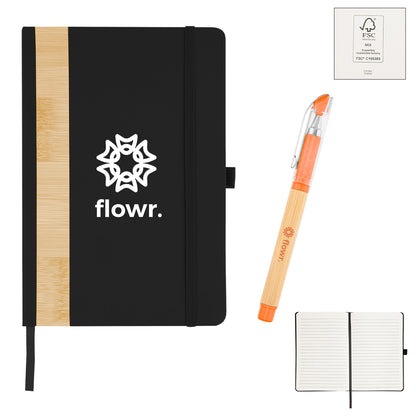 Verse Bamboo Journal With Pen