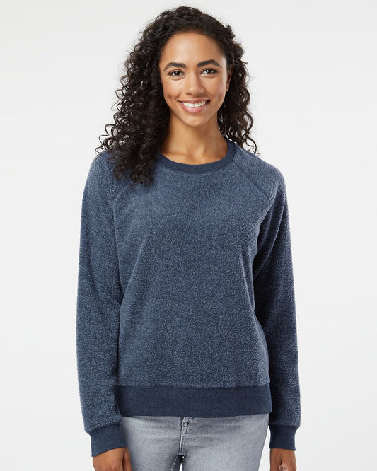 Women's Fleece Out Crewneck Pullover - K01