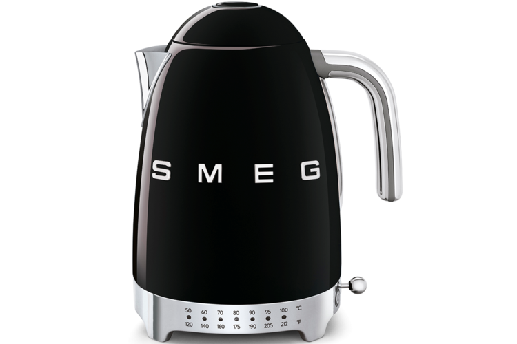 SMEG Variable Temperature Kettle - Black Glossy