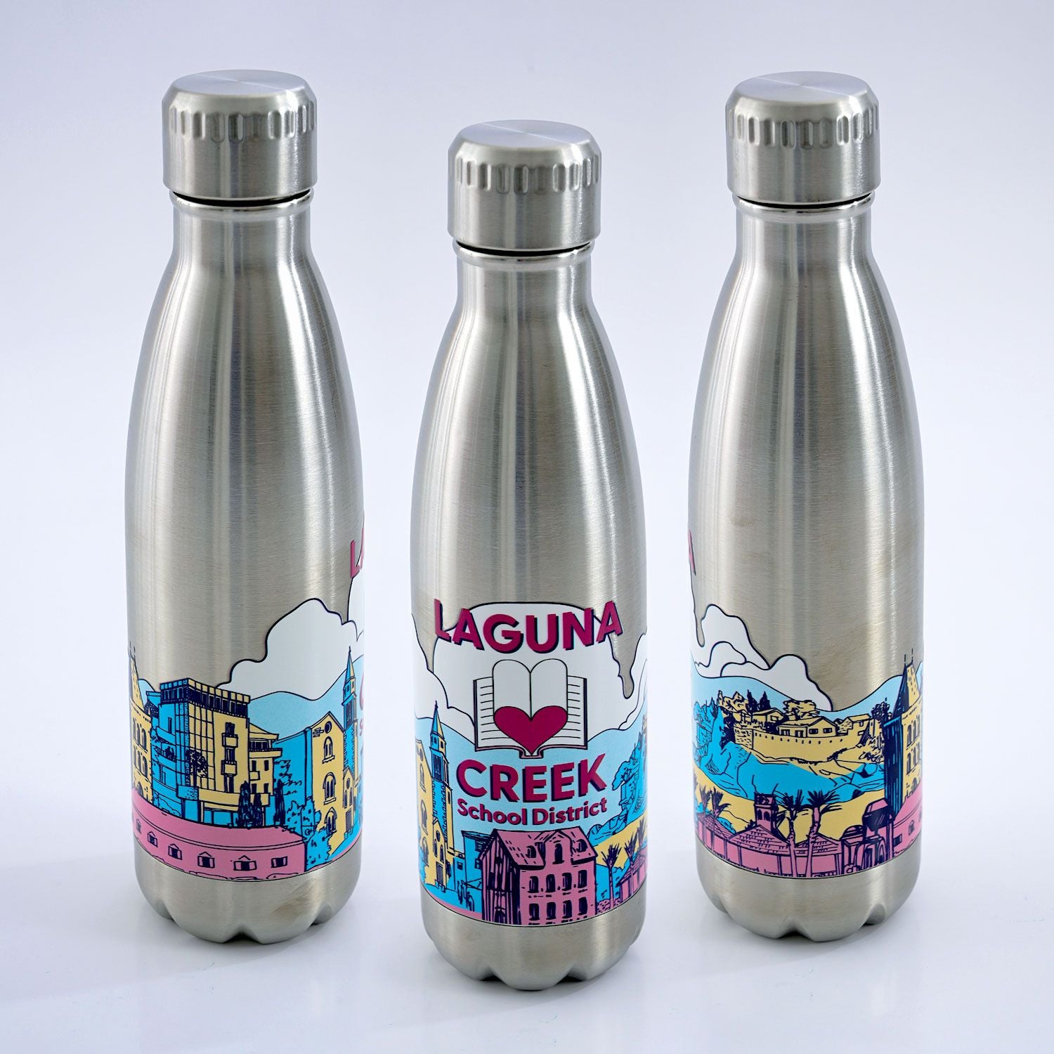 FULL COLOR SARATOGA VOYAGER STAINLESS BOTTLE 17OZ
