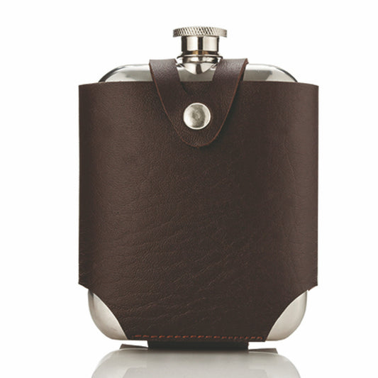 Viski® Stainless Steel Flask and Traveling Case