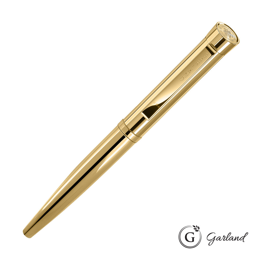 Garland® Executive Signature Cust Emblem Rollerball Pen Gold