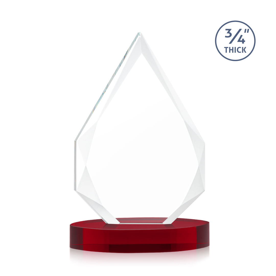 Hawthorne Award on Alberton Base - Red