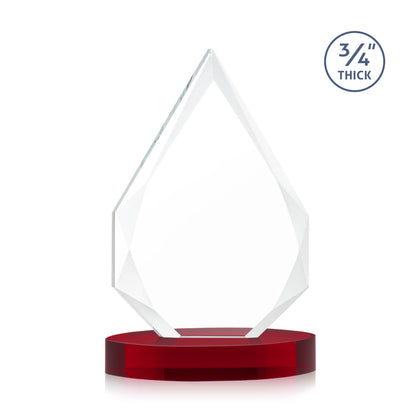 Hawthorne Award on Alberton Base - Red