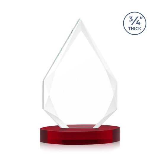Hawthorne Award on Alberton Base - Red