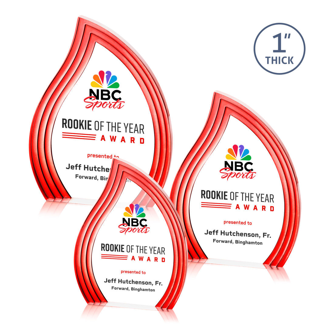 Tidworth Blaze VividPrint™ Award - Red