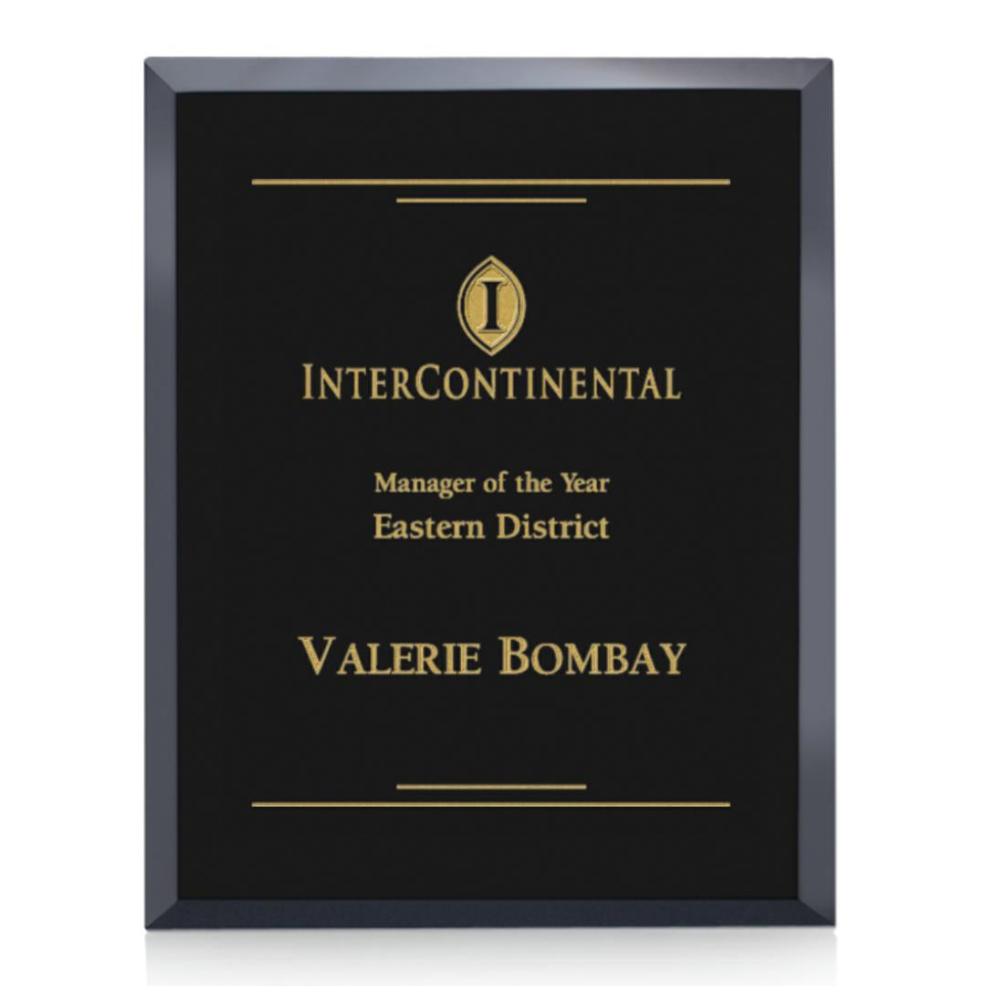 Avonlea Plaque - Black