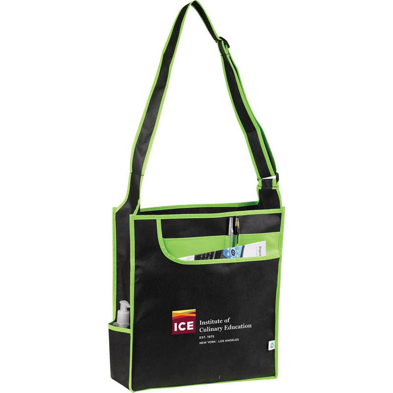 Grey Crossbody Conference Bag