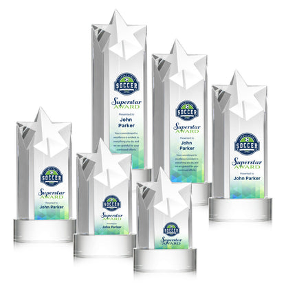 Berkeley VividPrint™ Award on Stanrich Base - Clear
