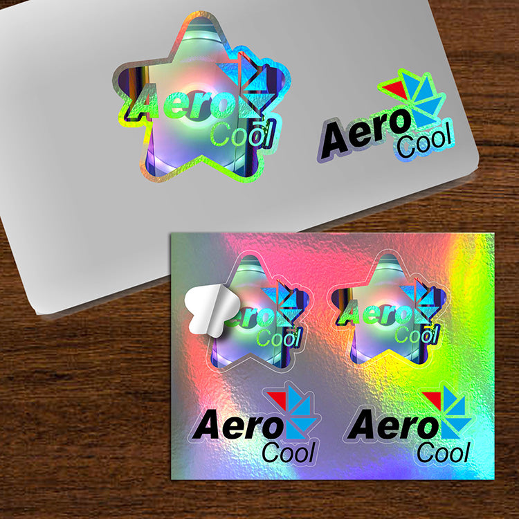 “CUSTOMCUT™” 6” x 8” Full Color Custom Shape Removable Vinyl Sticker Sheets