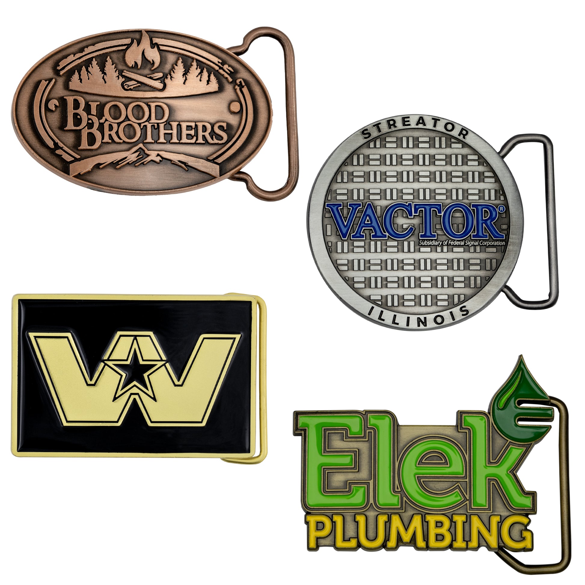 Custom Die Cast Belt Buckles (2-1/2")