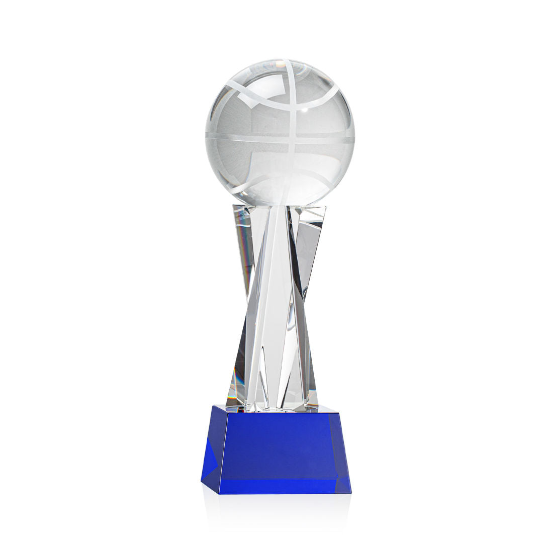 Basketball Award on Grafton Base - Blue
